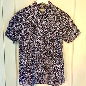 J.Crew Men’s Floral Short Sleeve Shirt (M)
